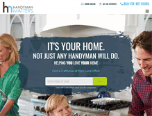 Tablet Screenshot of handymanmatters.com